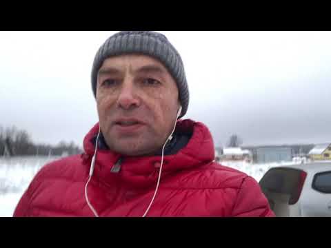 Начало строительства энергоэффективного дома. Монтаж свай.